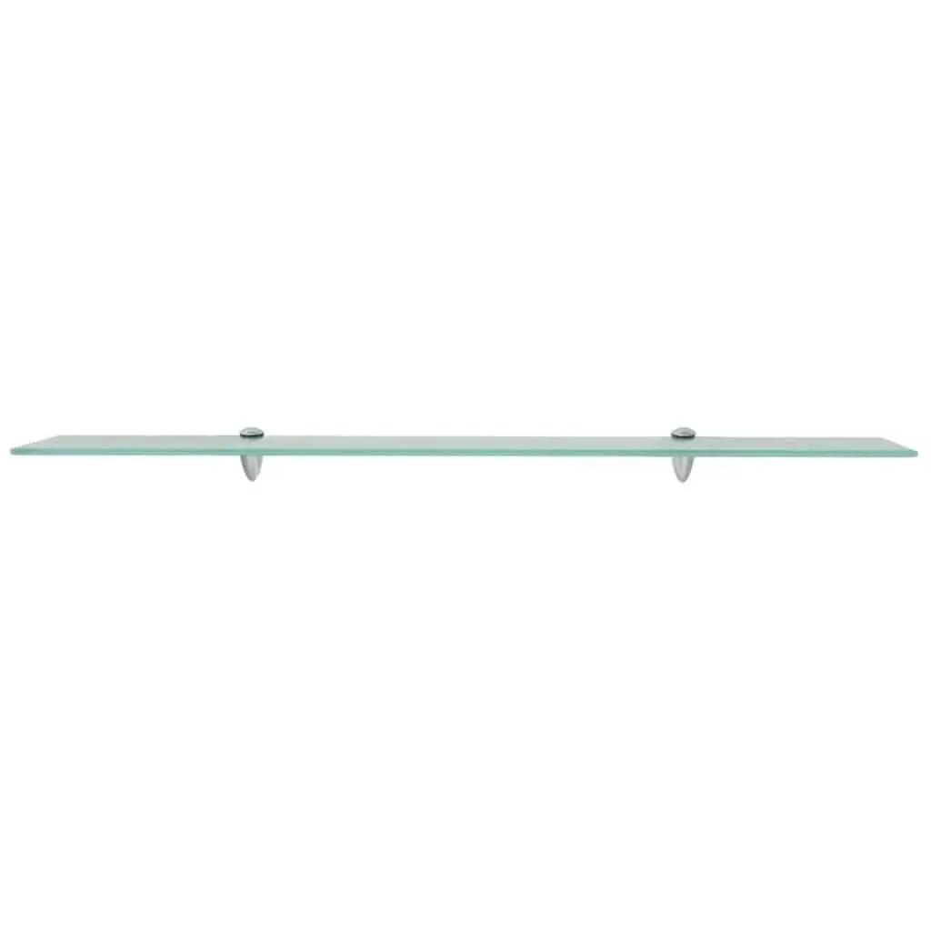 Floating Wall Shelf 100x20 cm Transparent Modern Display Bathroom Bedroom