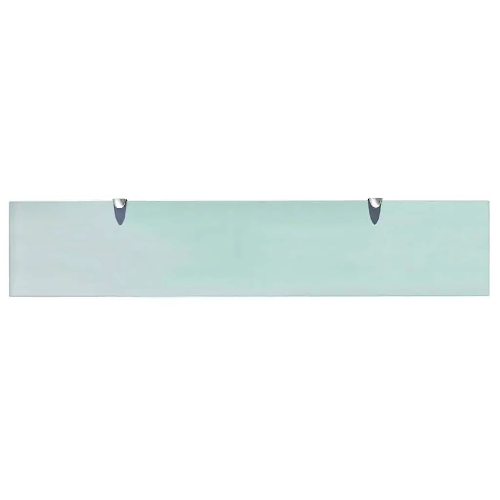 Floating Wall Shelf 100x20 cm Transparent Modern Display Bathroom Bedroom