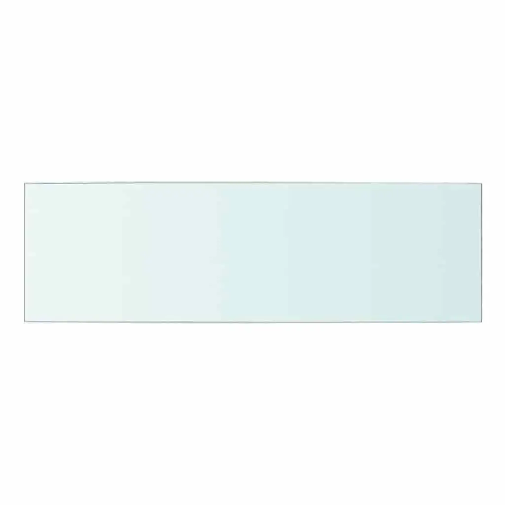 Glass Shelf Panel Display 50x15 cm Clear Transparent