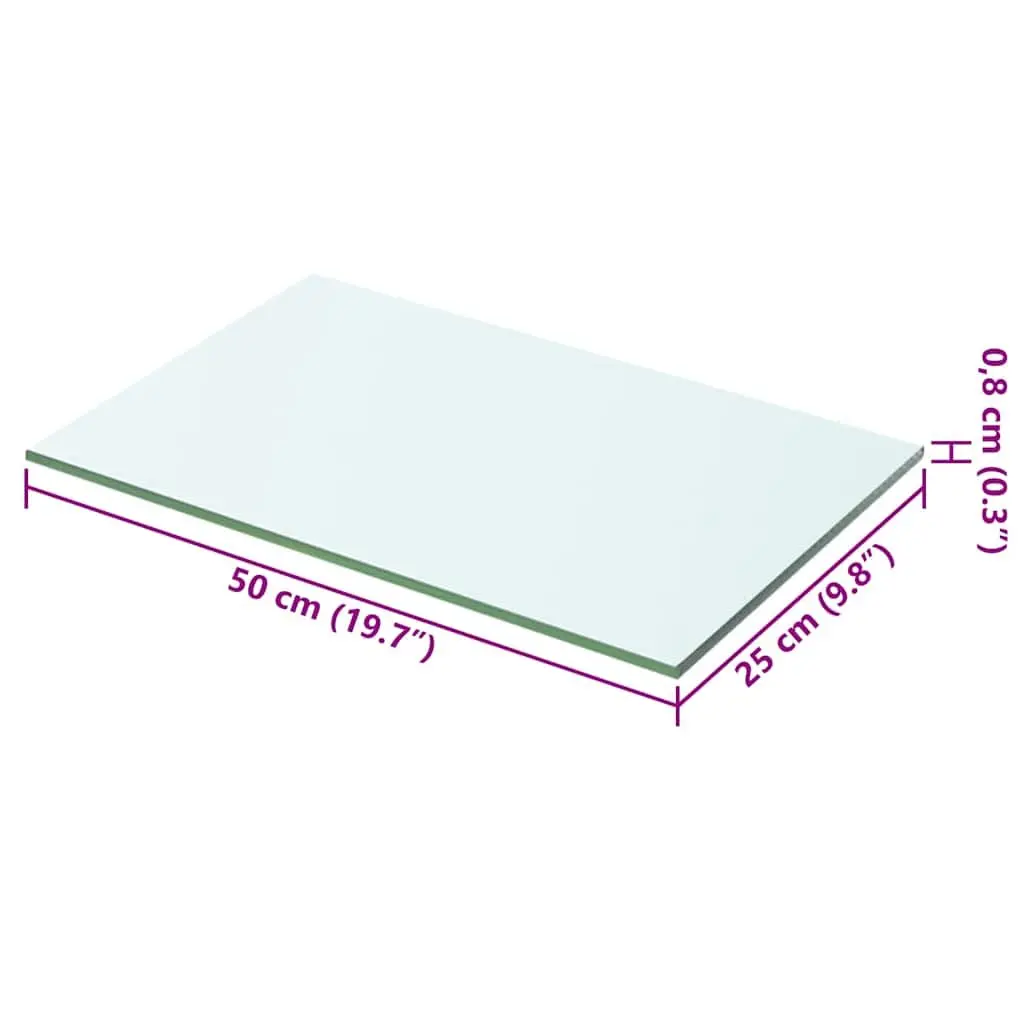 Glass Shelf Panel for Displays