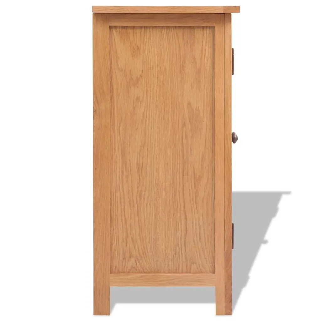 Solid Oak Wood Sideboard Storage Cabinet Living Room Dining Furniture Brown