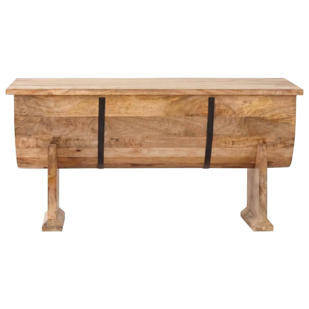 Handmade Mango Wood Coffee Table with Storage