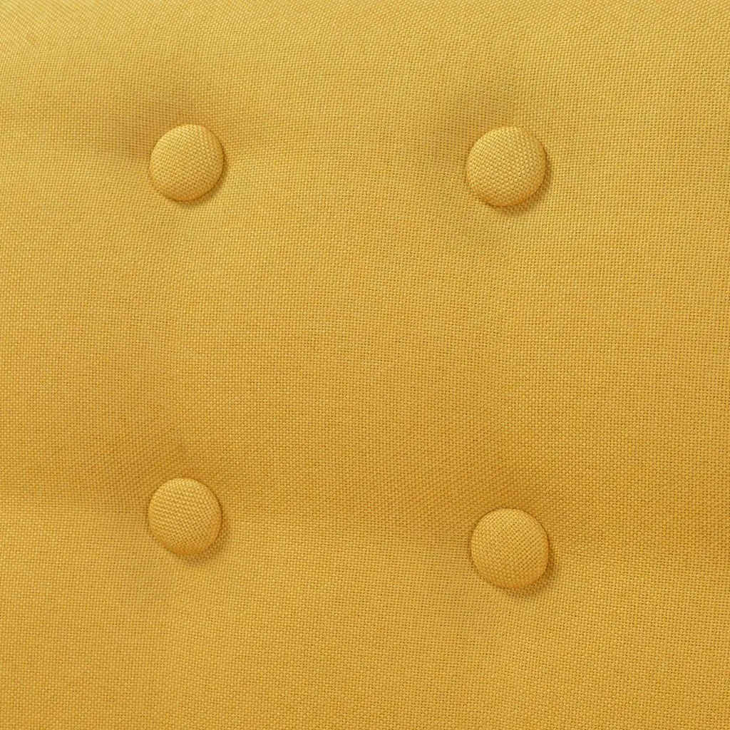 Yellow Fabric Armchair