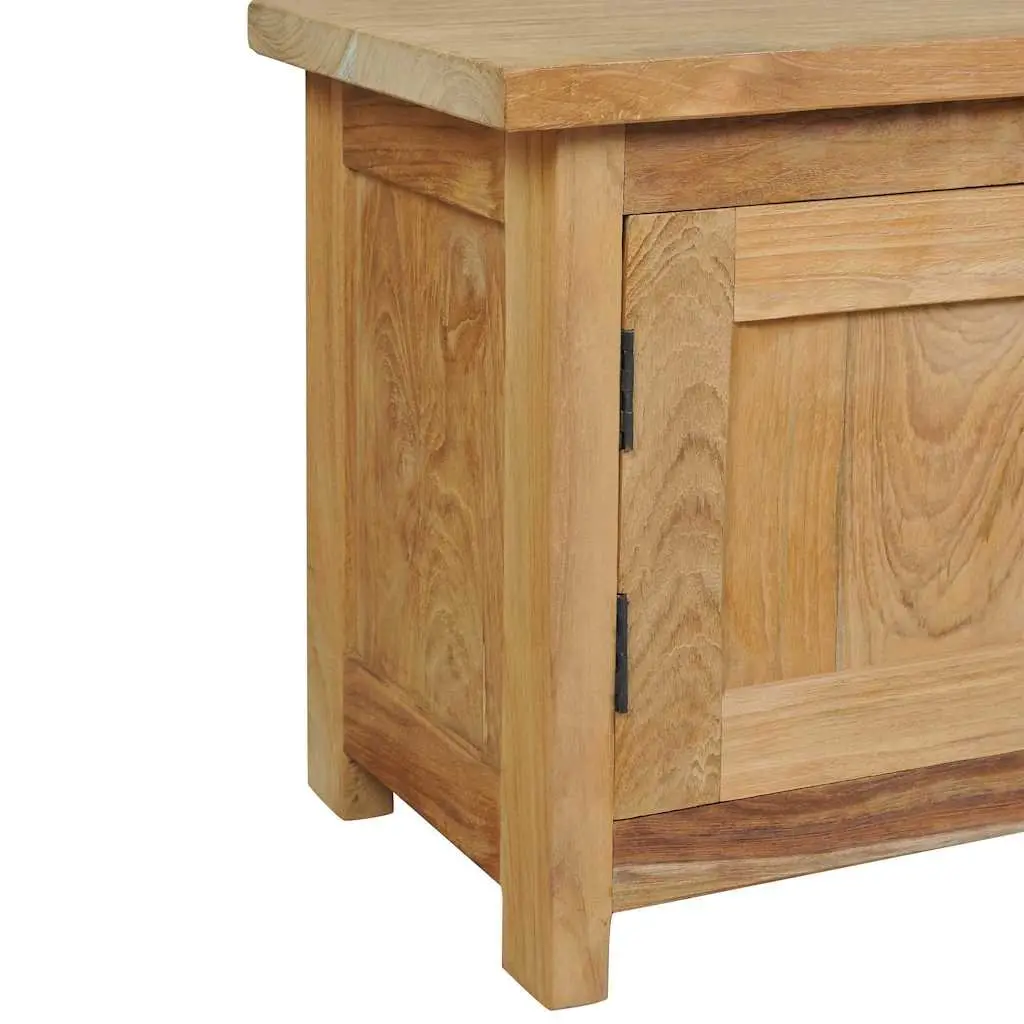 Solid Teak TV Cabinet 120x30x40 cm with Ample Storage