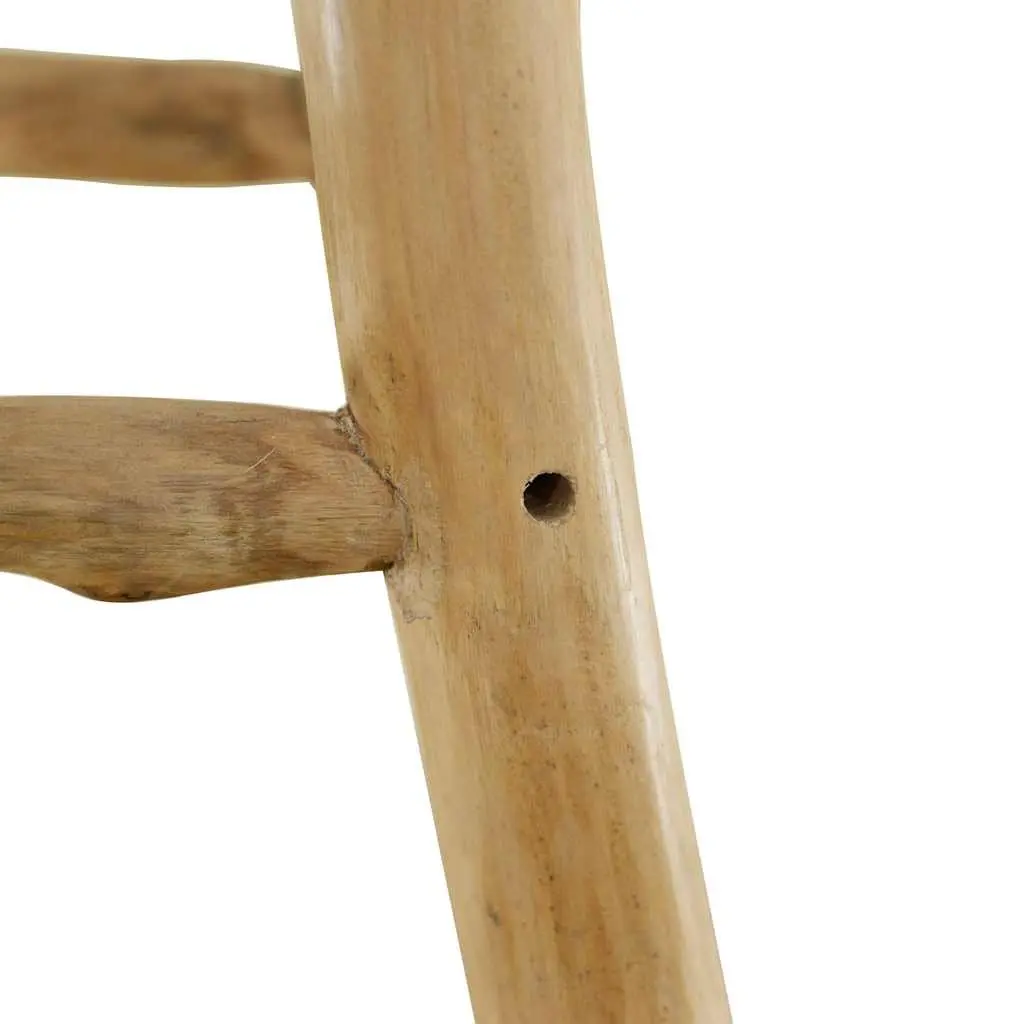 Bar Stool with Goatskin Leather Seat