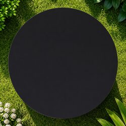 Tempered Glass Round Table Top 700mm Dining Coffee Garden Black Replacement