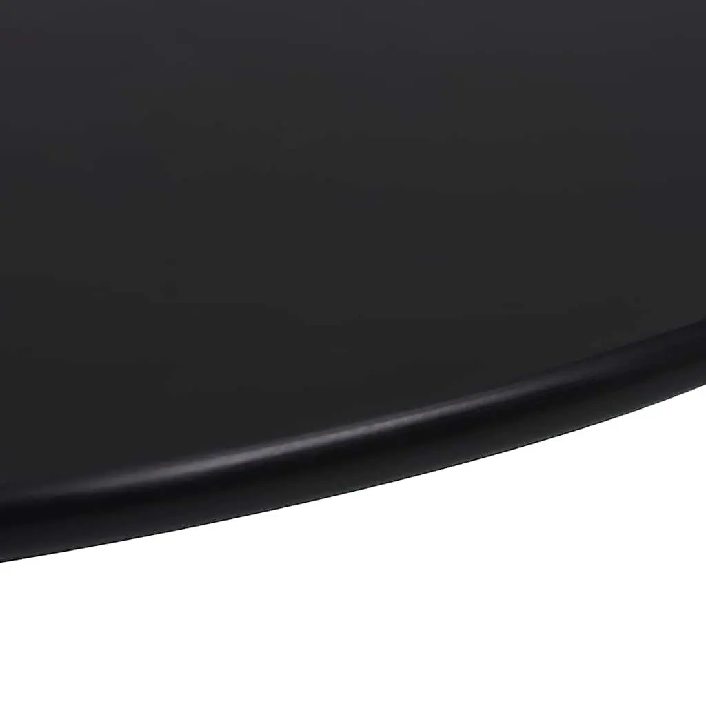 Tempered Glass Round Table Top 700mm Dining Coffee Garden Black