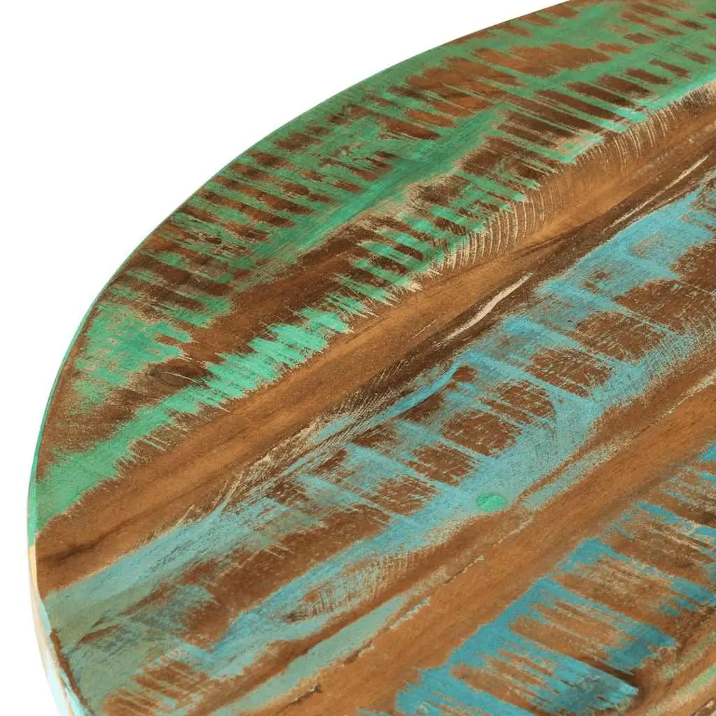 Coffee Table 65 cm Handmade Solid Reclaimed Wood Industrial Vintage Style