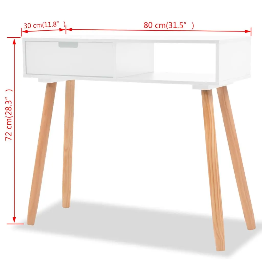 Console Table Made with Solid Pinewood