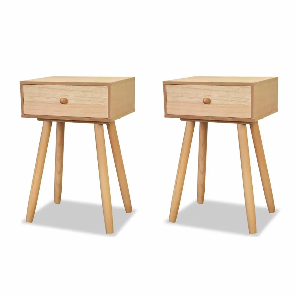 Bedside Tables Retro Nightstand Brown 40x30x61 cm 2 pcs
