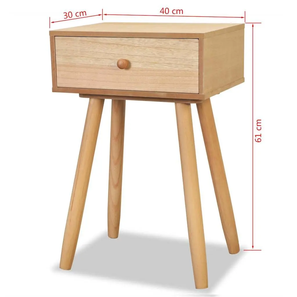 Bedside Tables Retro Nightstand Brown 40x30x61 cm 2 pcs