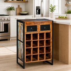 Reliable 16 Bottle Wine Rack for Wine Enthusiasts
