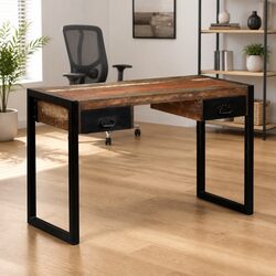 Reliable and Practical Reclaimed Wood Desk for Any Space
