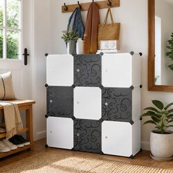 Reliable 9-Compartment Storage Cube for Your Home
