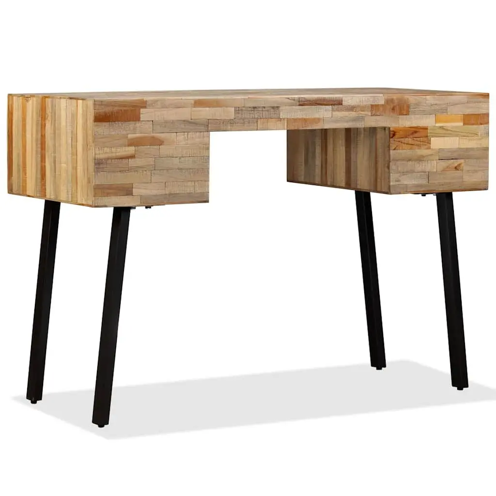 Writing Desk 110x50x76 cm Solid Reclaimed Teak Home Office Study Table