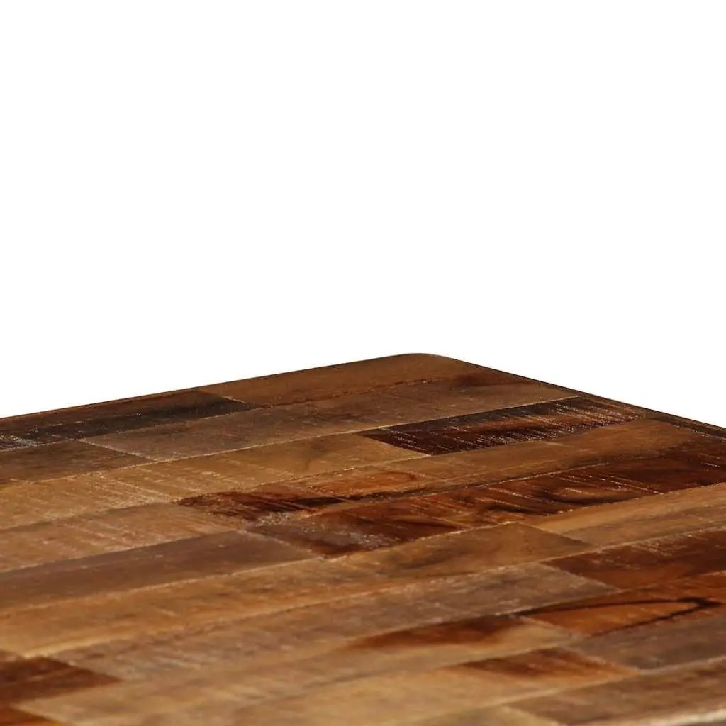 Solid Teak Console Table with Steel Support