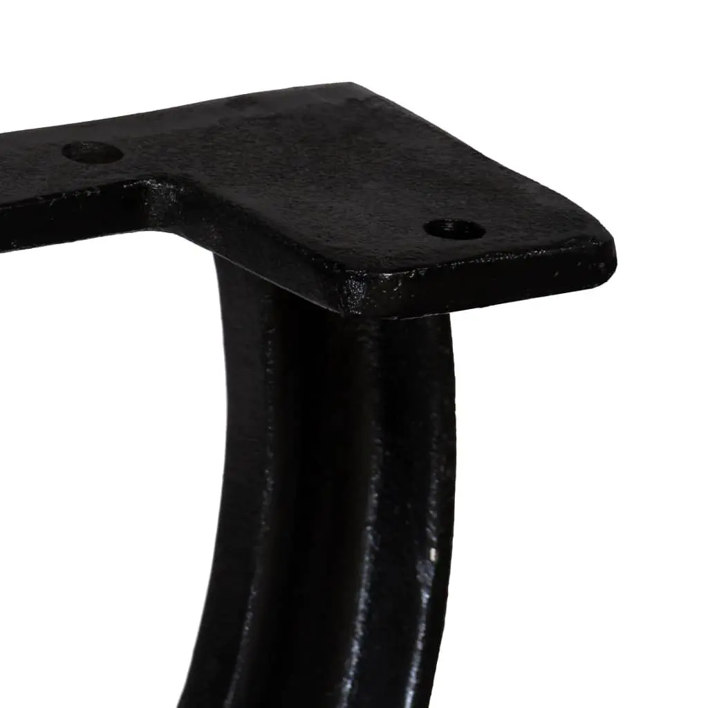 X-Frame Bench Legs Cast Iron Pair Industrial Style Table Support Furniture