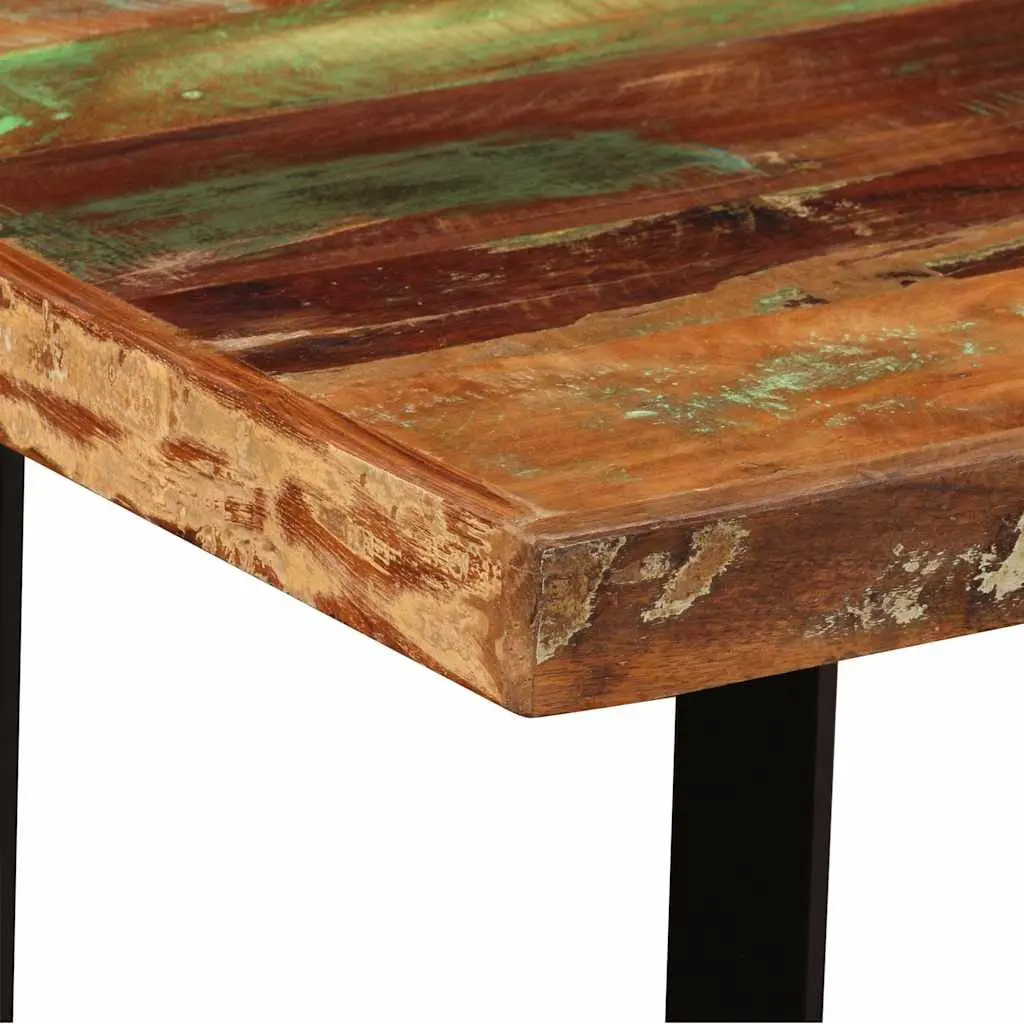 Bar Table 120x60x107 cm Solid Reclaimed Wood Industrial Dining Kitchen Furniture