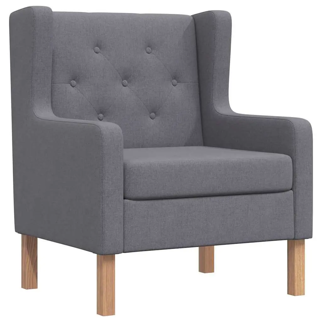 Grey Armchair with Comfort and Style