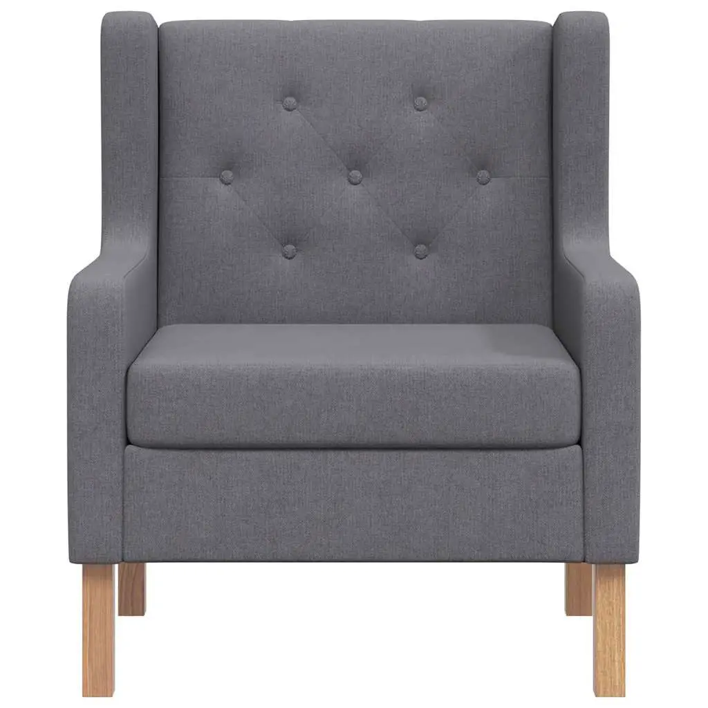 Grey Armchair with Comfort and Style