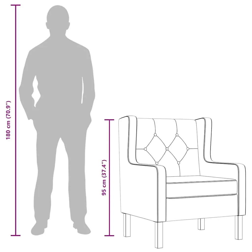 Grey Armchair with Comfort and Style