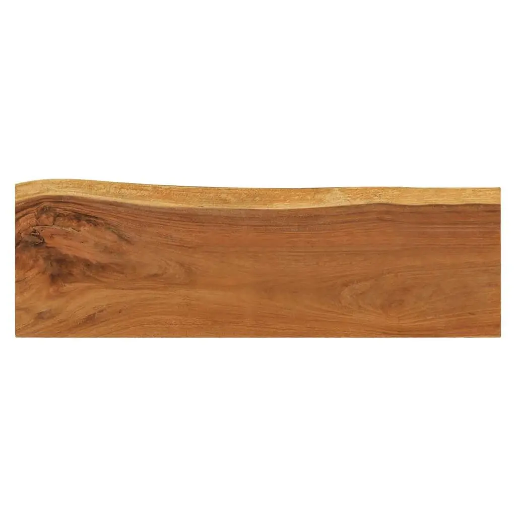 Solid Suar Wood Console Table with Unique Finish 110x35x75 cm