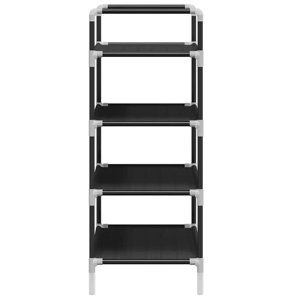 Shoe Rack Organiser 4 Shelf Storage Non-woven Fabric Black