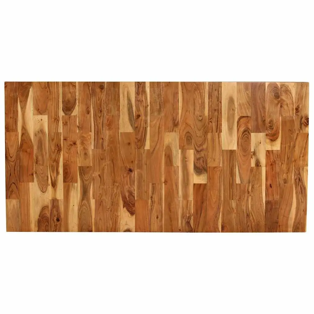 Dining Table Solid Acacia Mango Wood 180x90x76 cm Brown Kitchen Room Furniture