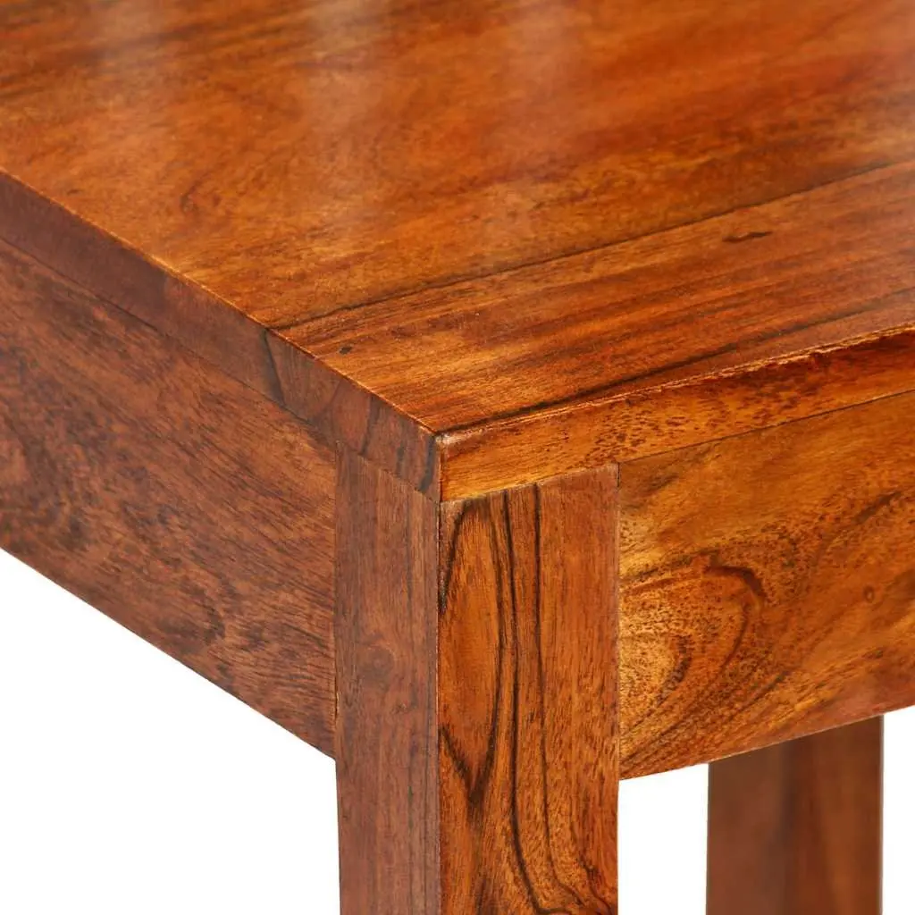 Dining Chairs 2 pcs Solid Wood Modern Sleek Kitchen Furniture Honey