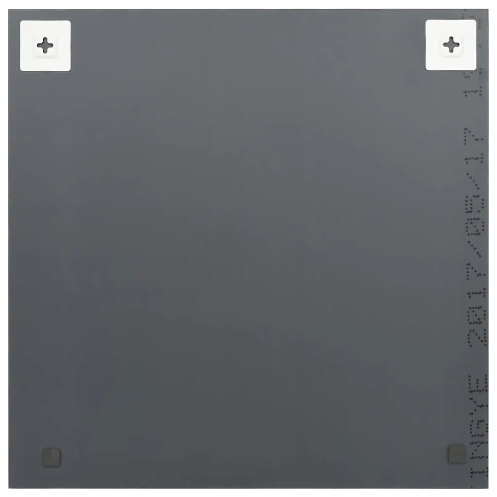 Square Wall Mirror 40x40 cm Glass Decor Silver for Bedroom Living Room Dressing Room