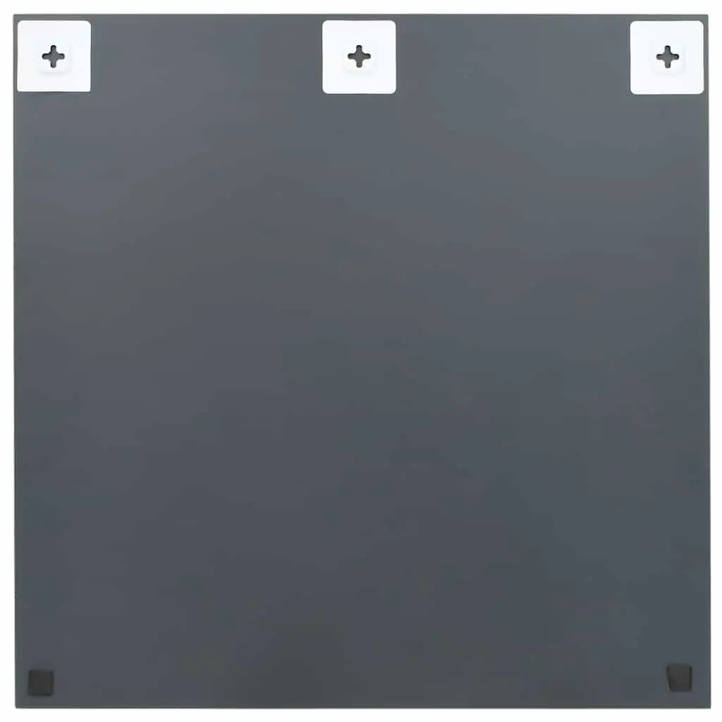Square Wall Mirror 60x60 cm Silver Glass Home Bedroom Living Room Dressing Decor
