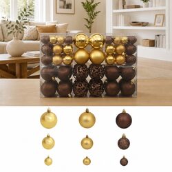 Value-Packed 100-Piece Christmas Ball Ornament Set