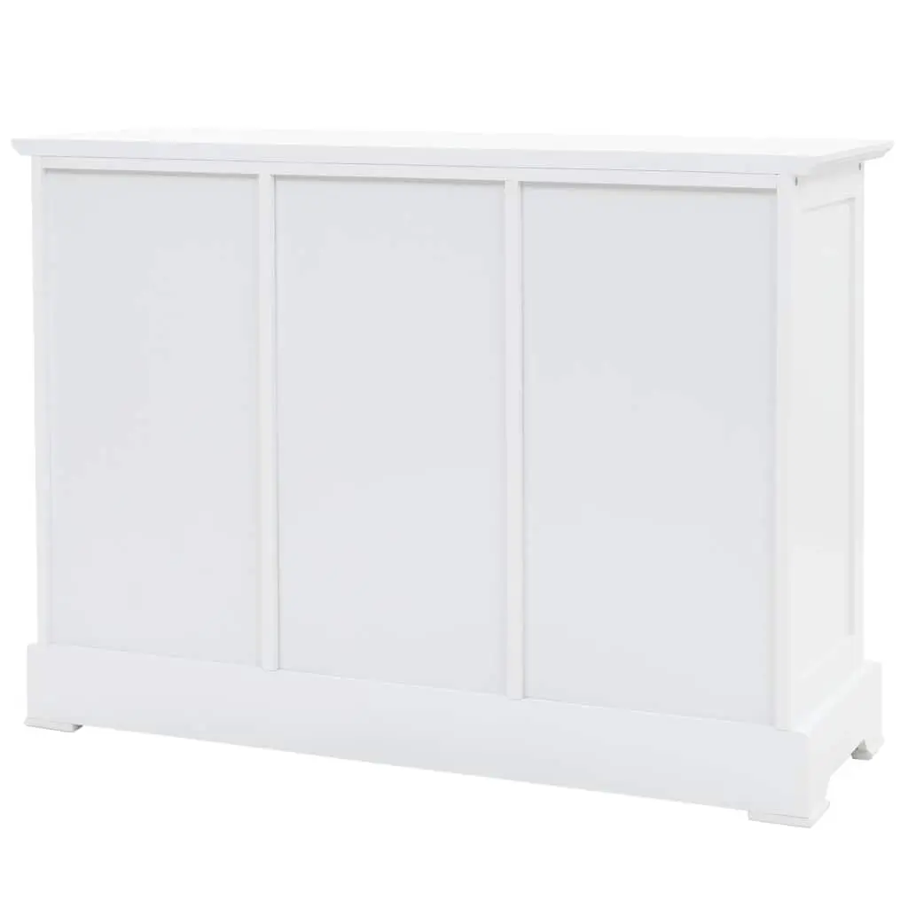 Sideboard Storage Cabinet Living Room 3 Door White