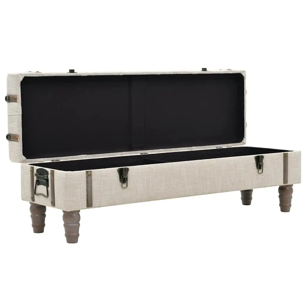 Storage Bench with Vintage Charm