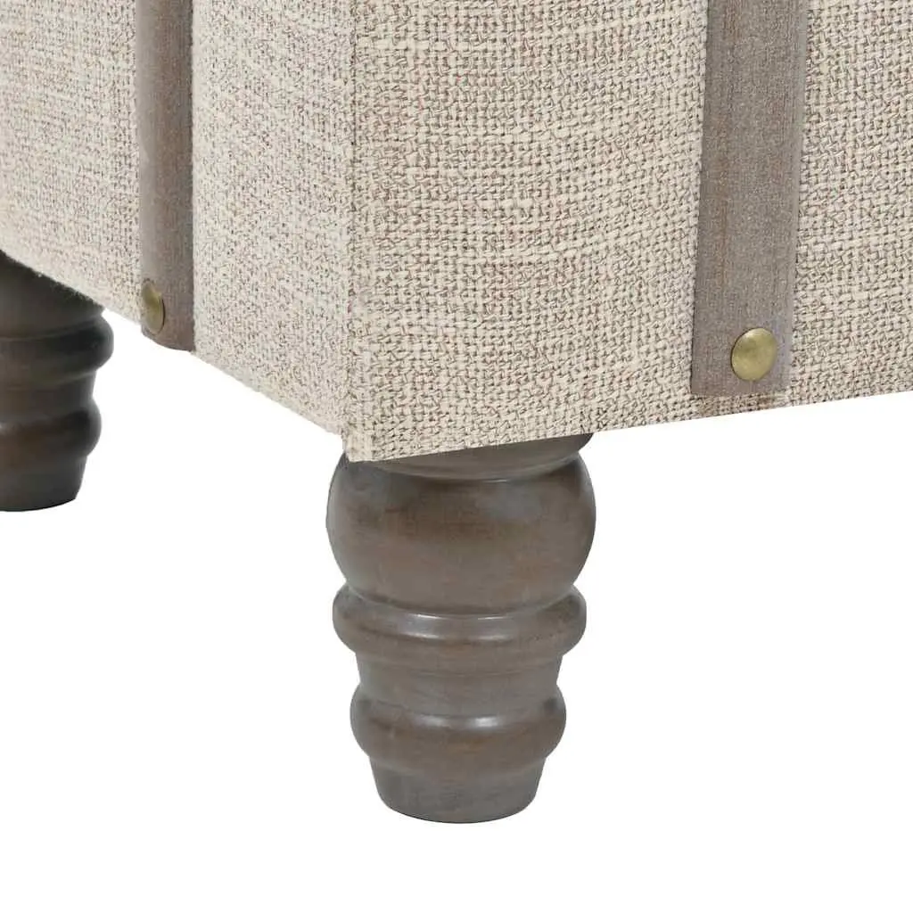 Storage Bench with Vintage Charm