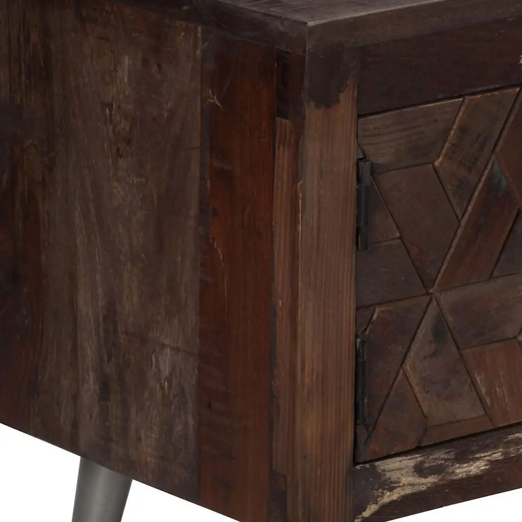 Brown Solid Wood TV Cabinet for Easy Storage