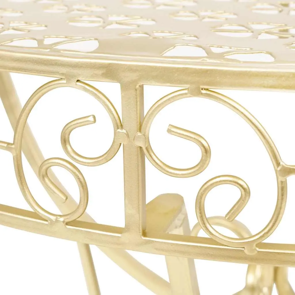 Half Round Side Table with Vintage Charm