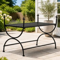 Black Metal Bench: Stylish and Sturdy Design