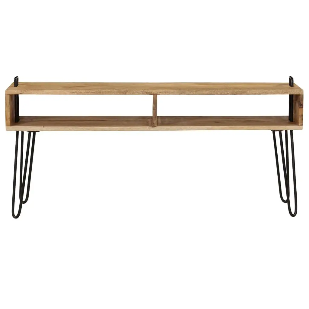 Solid Mango Wood TV Stand with Ample Storage