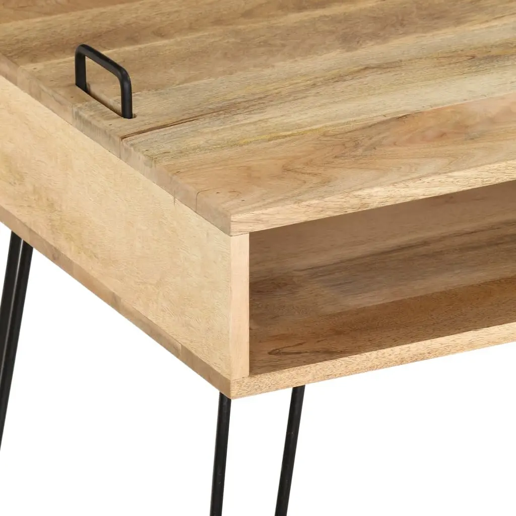 Solid Mango Wood TV Stand with Ample Storage