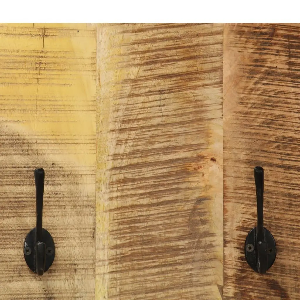 Solid Mango Wood Coat Rack Set of 2