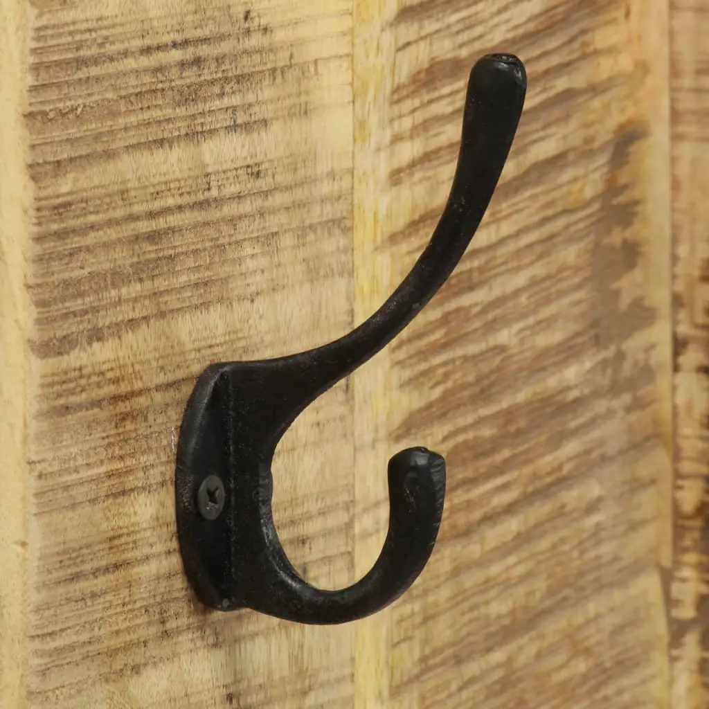 Solid Mango Wood Coat Rack Set of 2