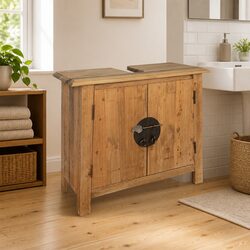 Warm Brown Vanity Cabinet: Practicality Meets Value