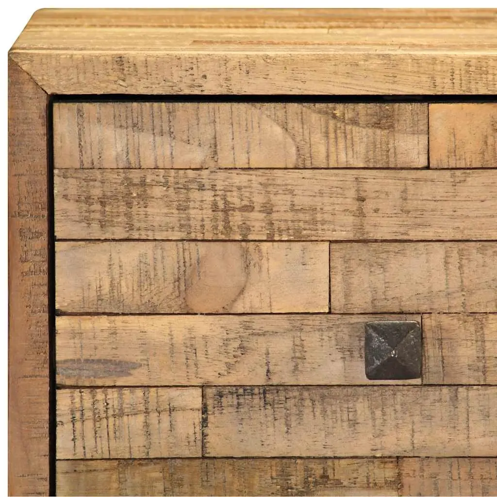 Reclaimed Teak Wood Sideboard Cabinet Storage 60 x 30 x 75 cm Brown Rustic Handmade