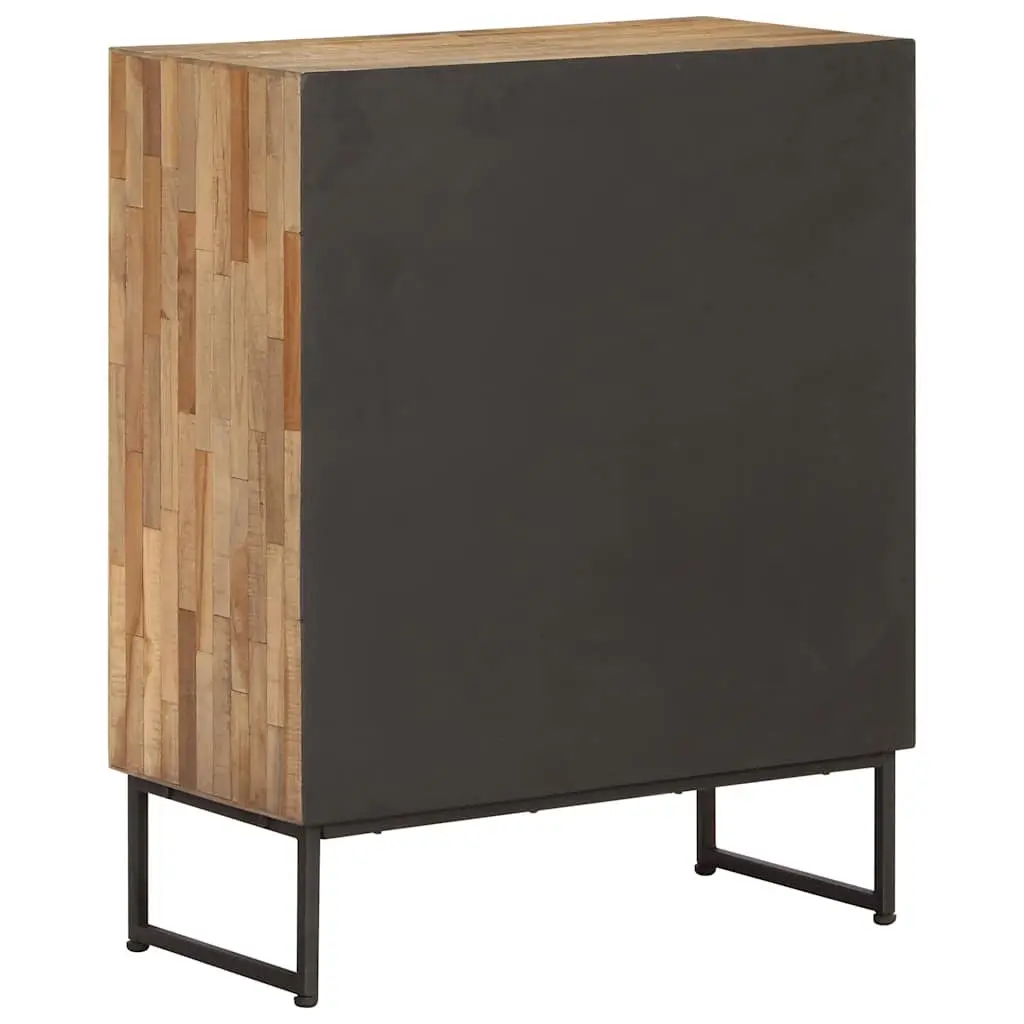 Reclaimed Teak Wood Sideboard Cabinet Storage 60 x 30 x 75 cm Brown Rustic Handmade