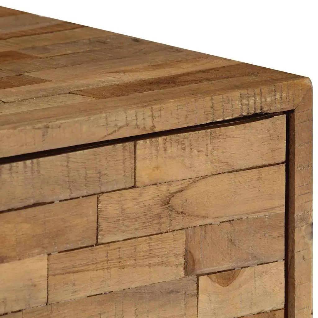Reclaimed Teak Wood Sideboard Cabinet Storage 60 x 30 x 75 cm Brown Rustic Handmade