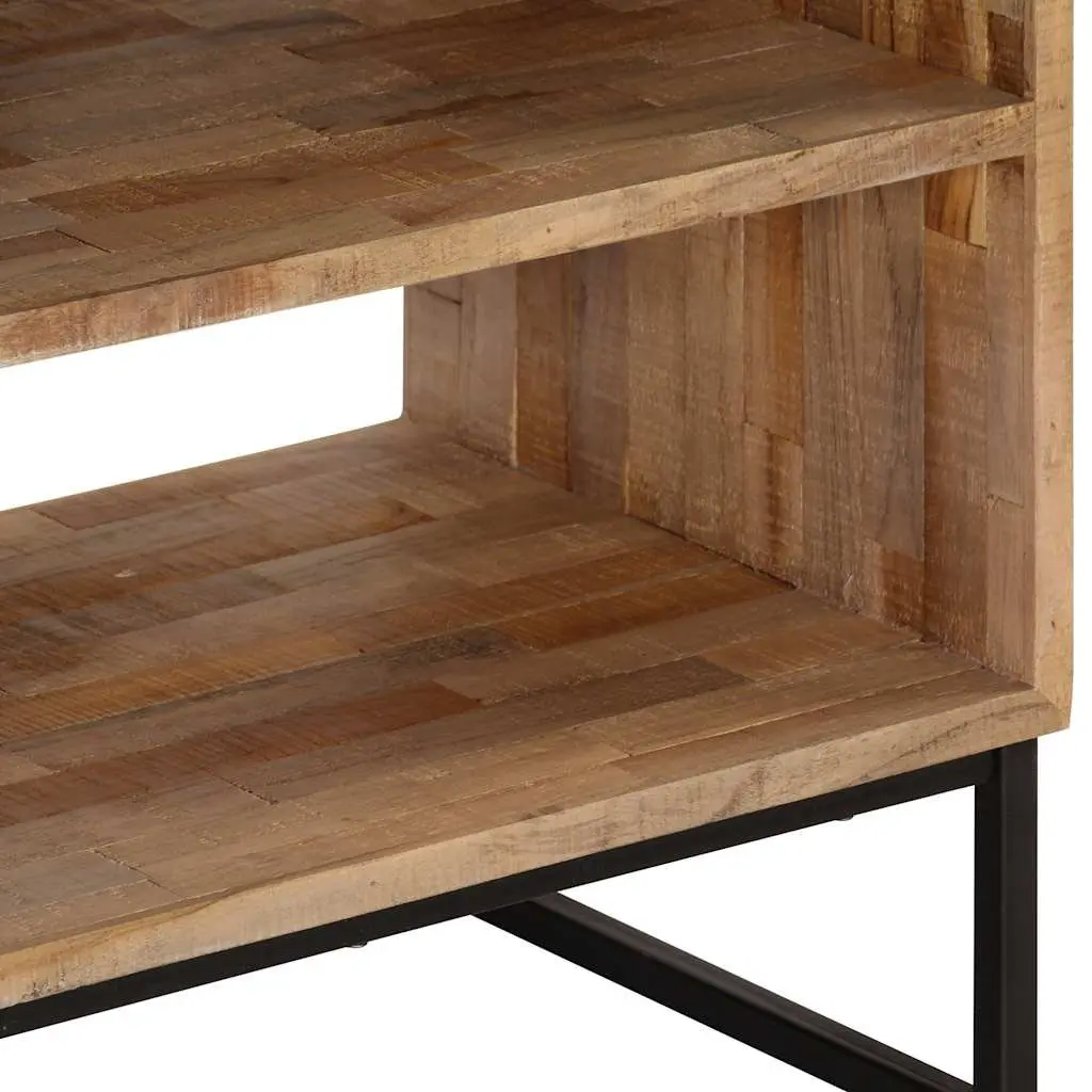 TV Cabinet Reclaimed Teak Wood Sideboard Lowboard Storage Unit Rustic Handmade