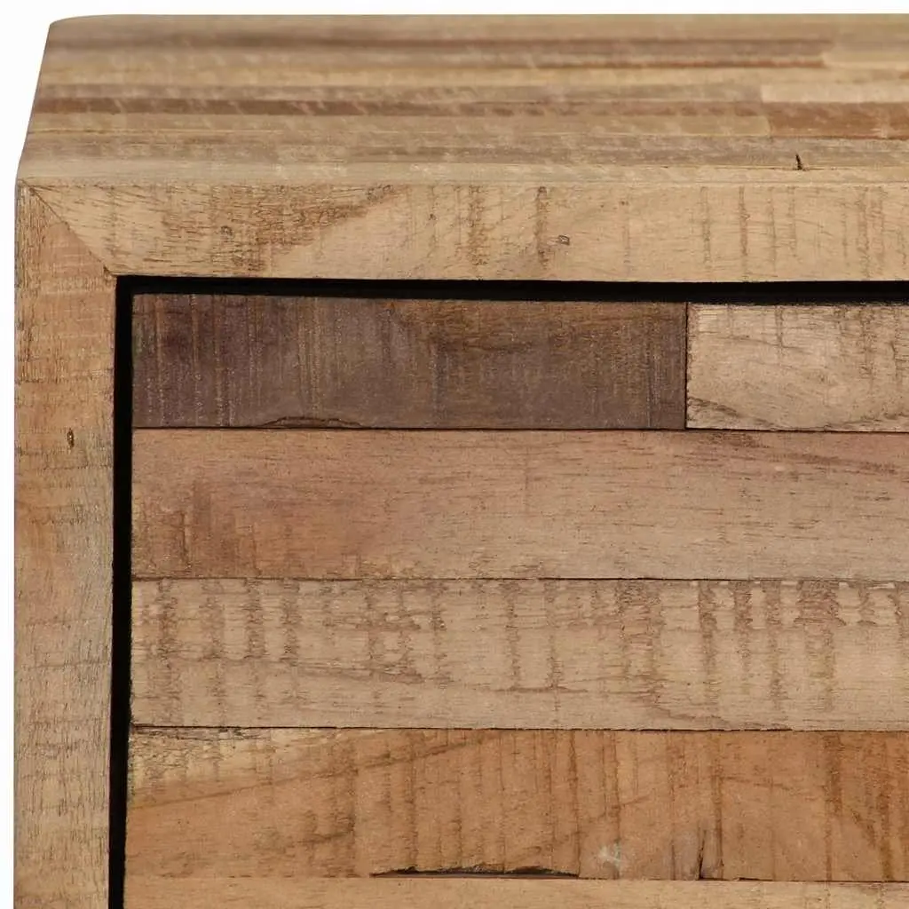 TV Cabinet Reclaimed Teak Wood Sideboard Lowboard Storage Unit Rustic Handmade