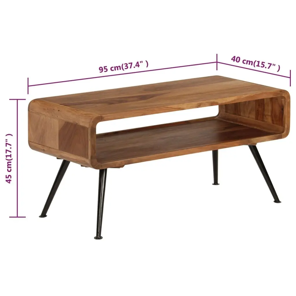 Acacia Wood Coffee Table