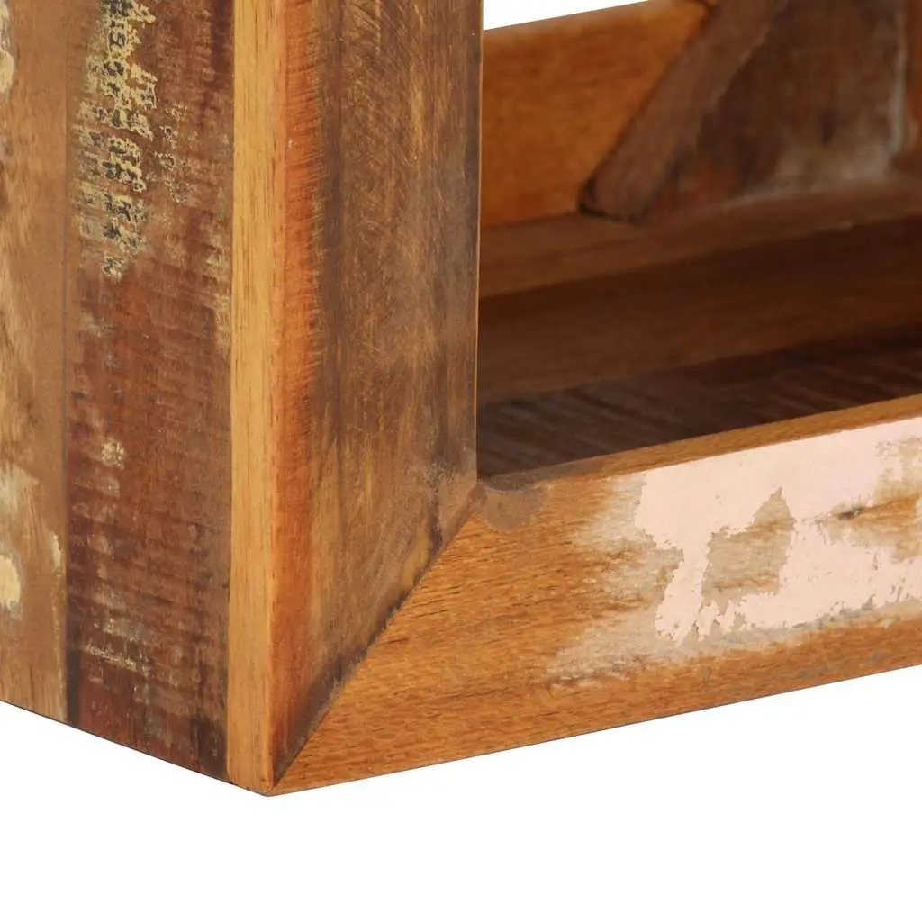 Brown Wooden Stool 40x30x40cm with Storage